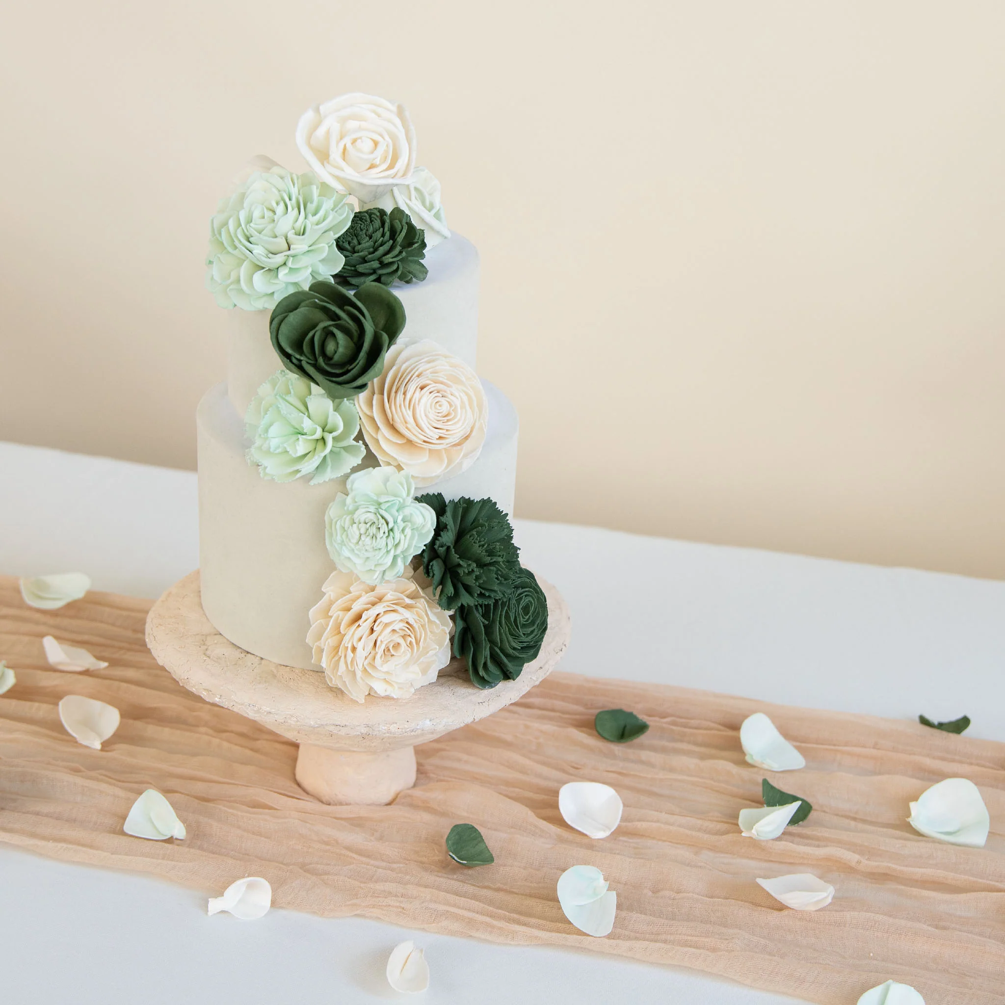 Cake Topper - Silver Sage