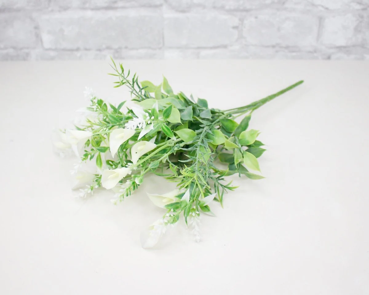 Cala Lily Mini Bush - Cream - Image 2