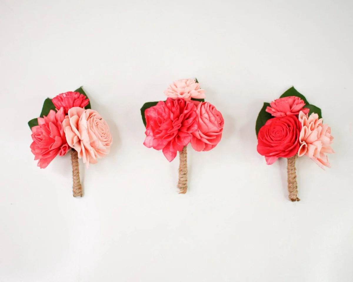 Caprice Boutonniere (Set of 3) - Image 2