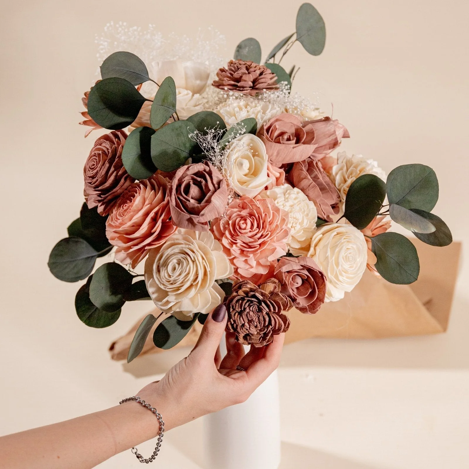 Charming Loose Flower Finished Bouquet - Image 3