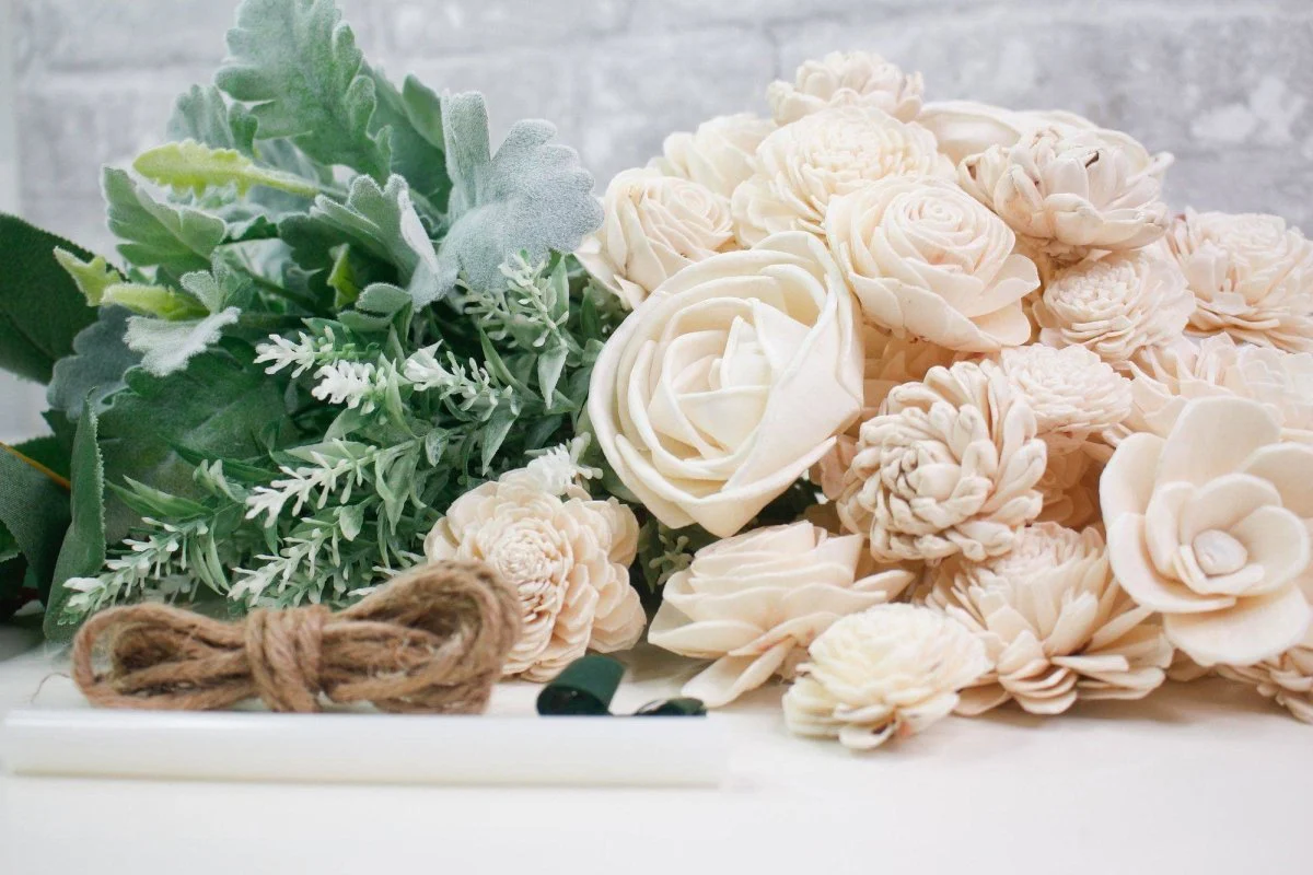 Cinder Rose Bridal Bouquet - Image 9