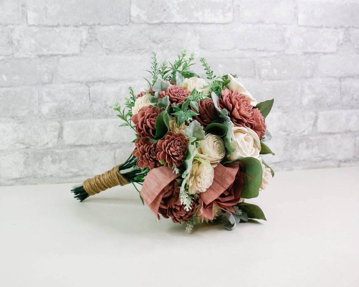 Cinder Rose Bridal Bouquet* - Image 2
