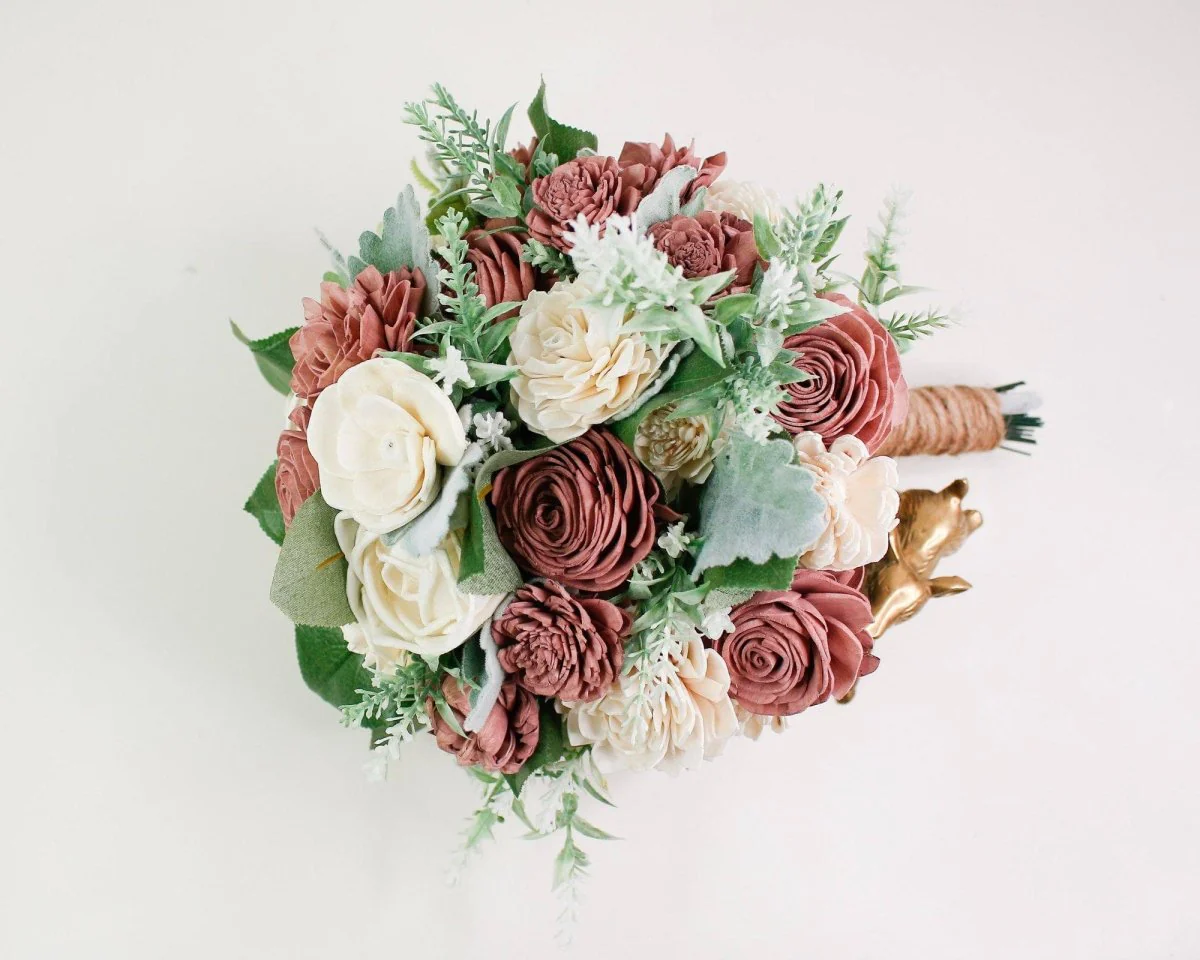 Cinder Rose Bridal Bouquet* - Image 6