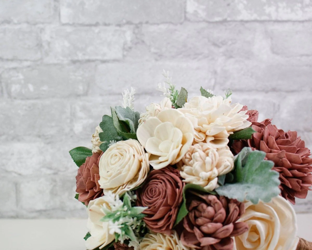 Cinder Rose Bridesmaid Bouquet - Image 11
