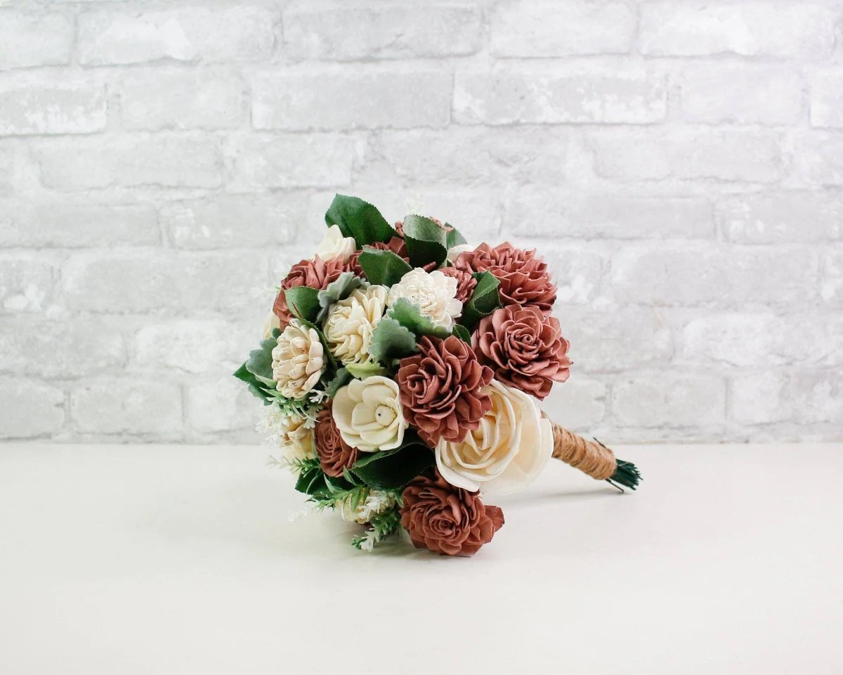 Cinder Rose Bridesmaid Bouquet - Image 7