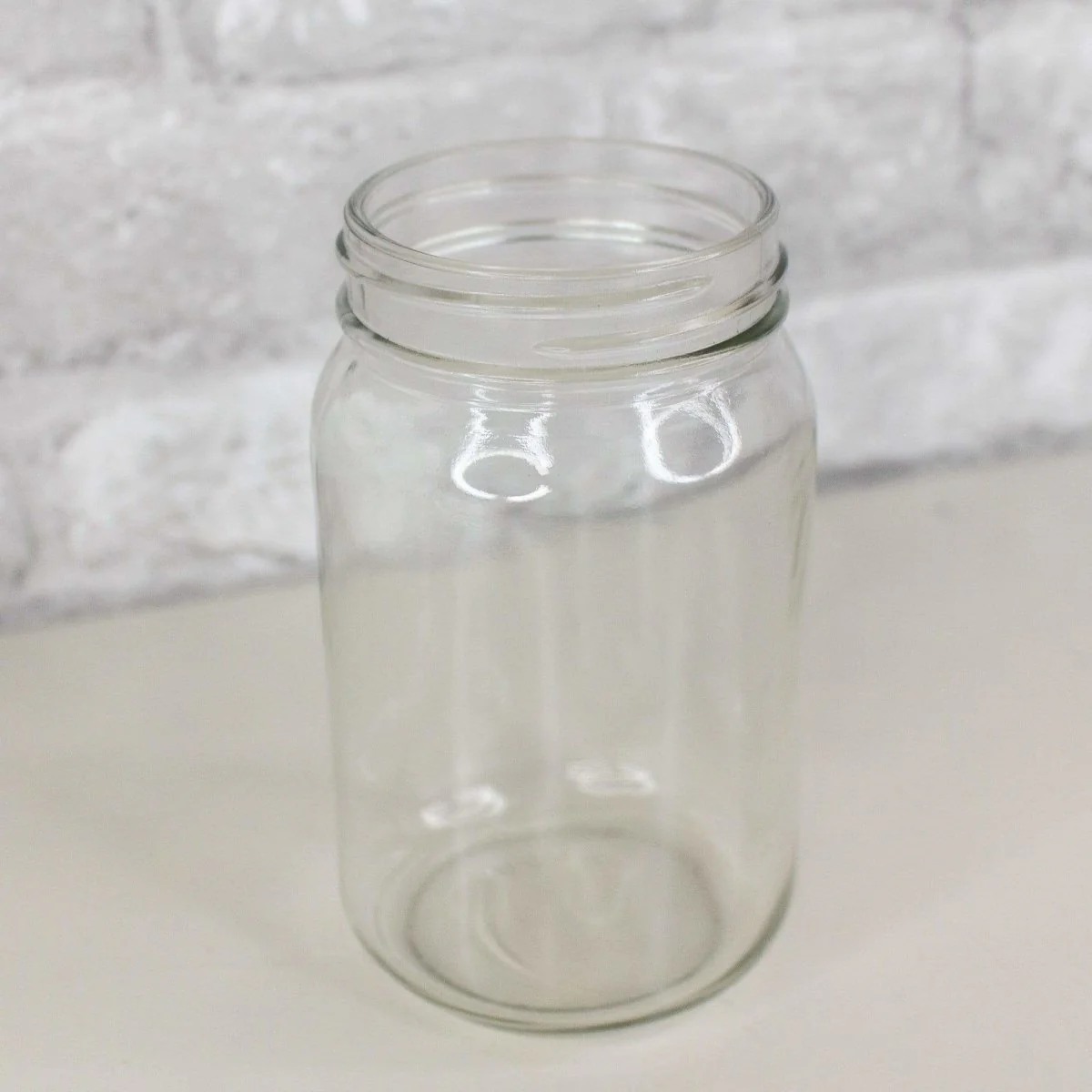 Clear Pint Mason Jar - Image 4