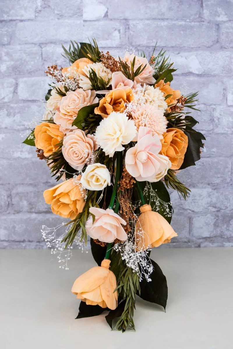 Copper Stream Cascade Bouquet - Image 3
