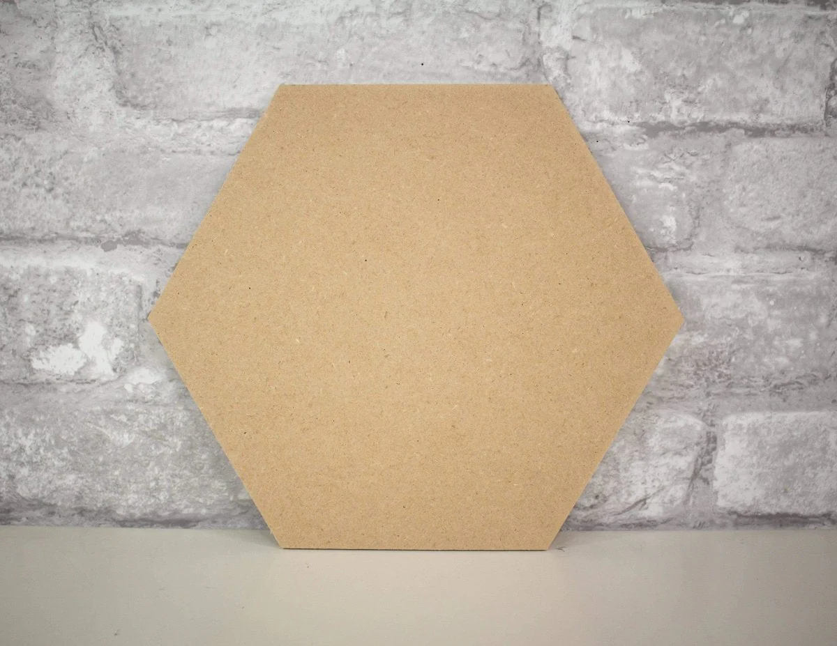 Hexagon Wood Cutout - Image 4
