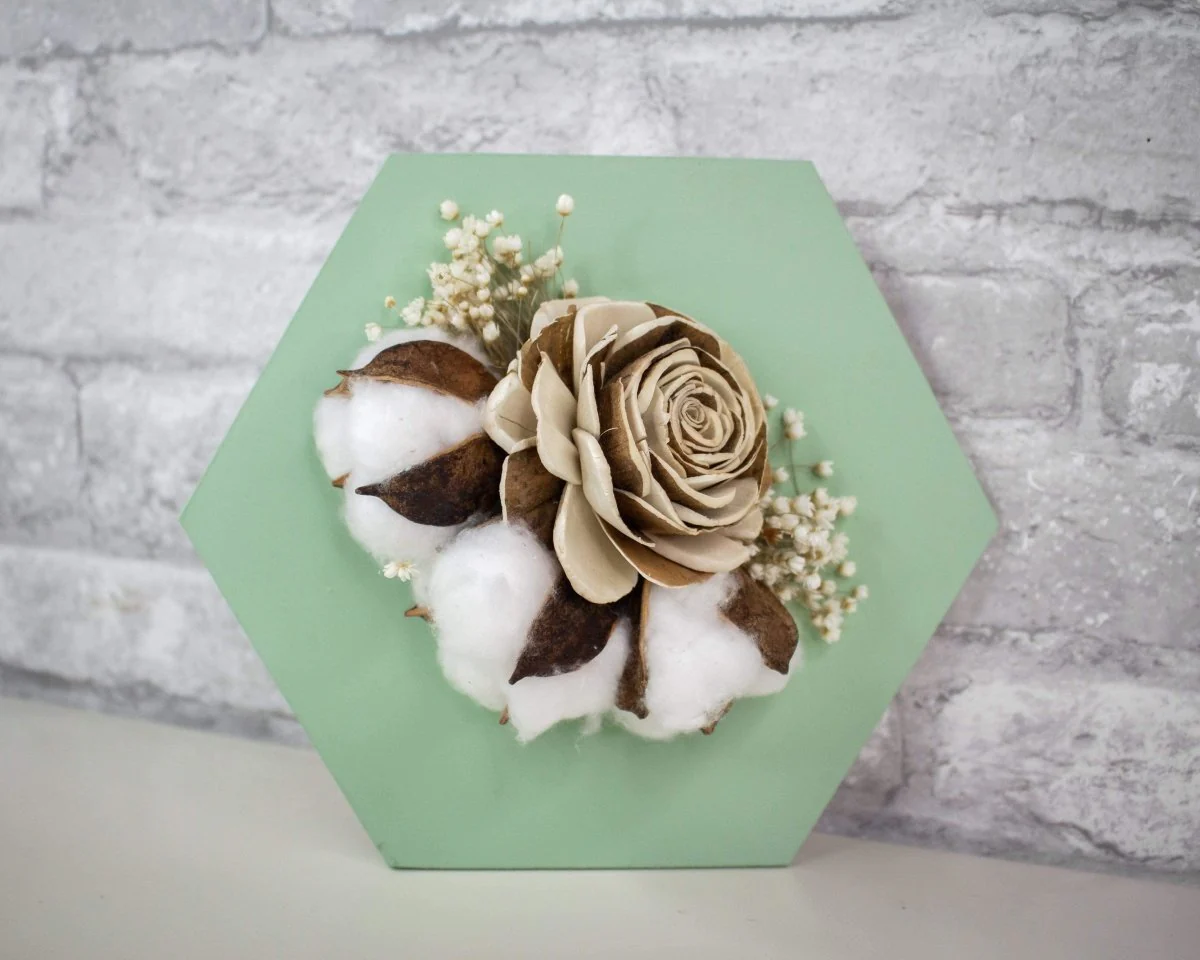 Hexagon Wood Cutout - Image 5