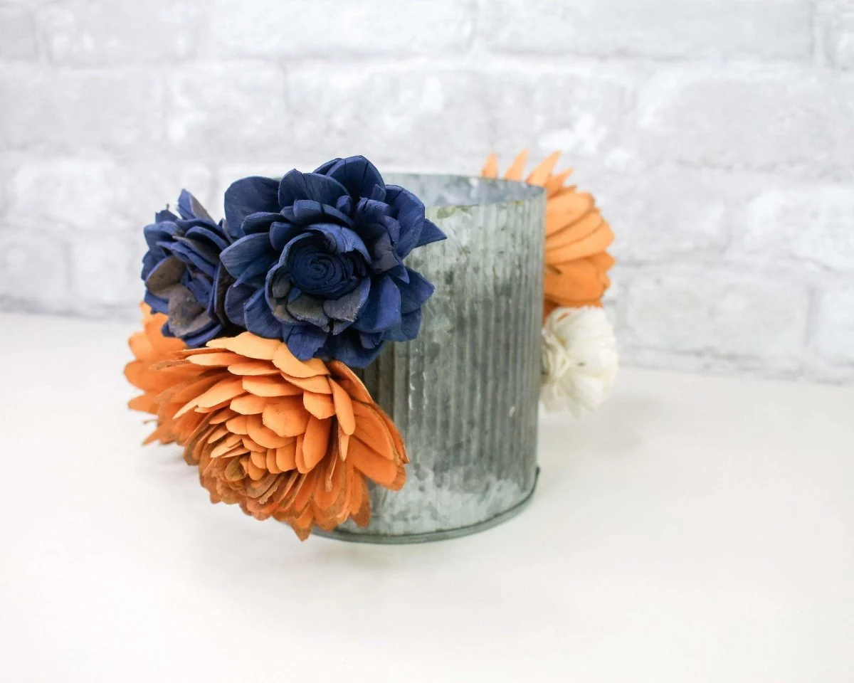 Wood Flower Magnet Set - Image 12