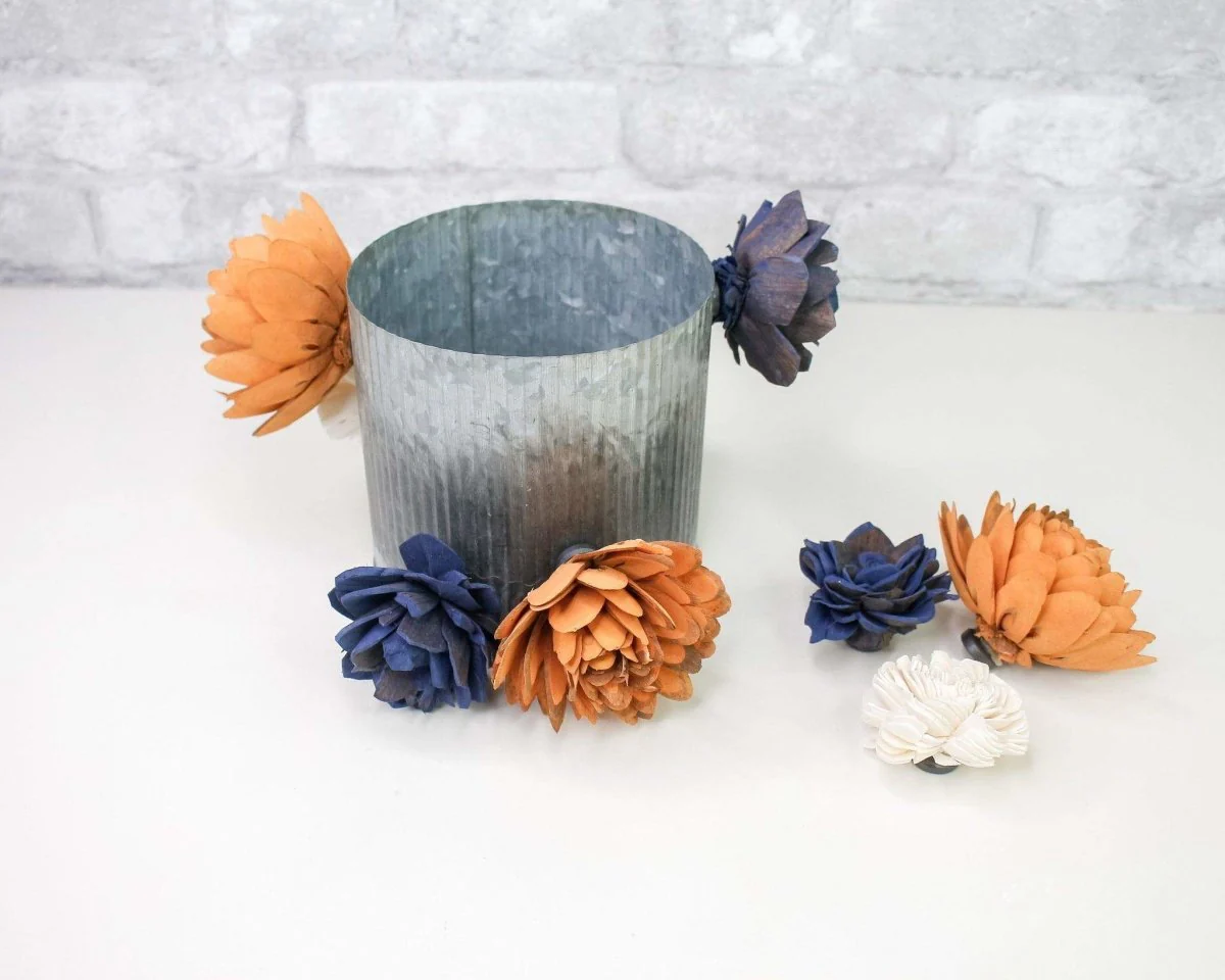 Wood Flower Magnet Set - Image 7