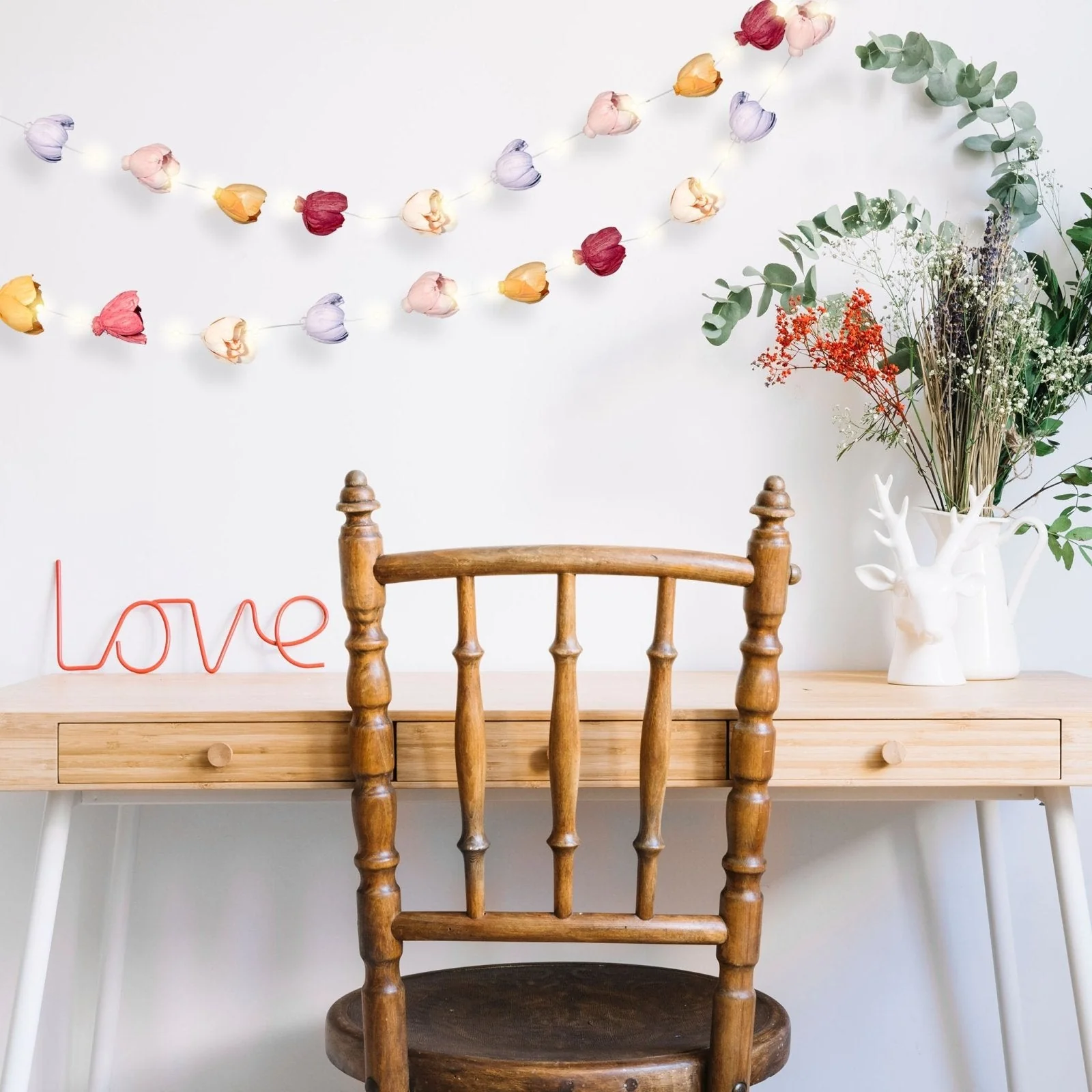 DIY Floral Christmas Lights - Image 2