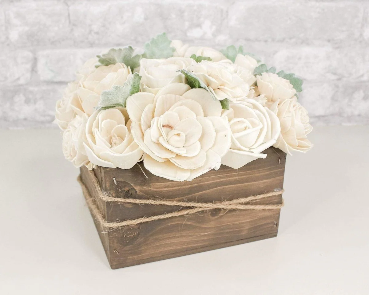 Dusty Miller Square Centerpiece Craft Kit - Image 3
