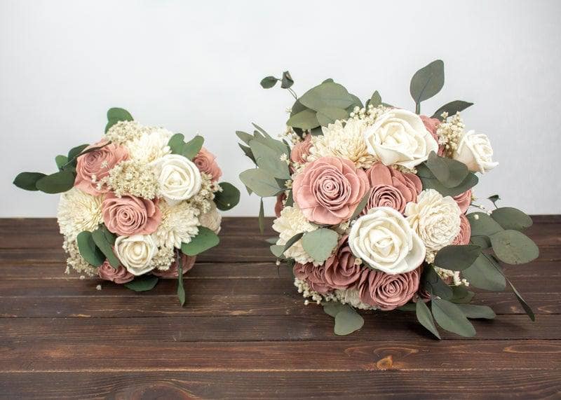 Dusty Rose - Finished Bouquet - Image 2