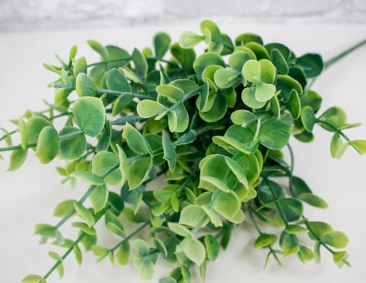 Eucalyptus Bush Spray - Light Green - Image 2