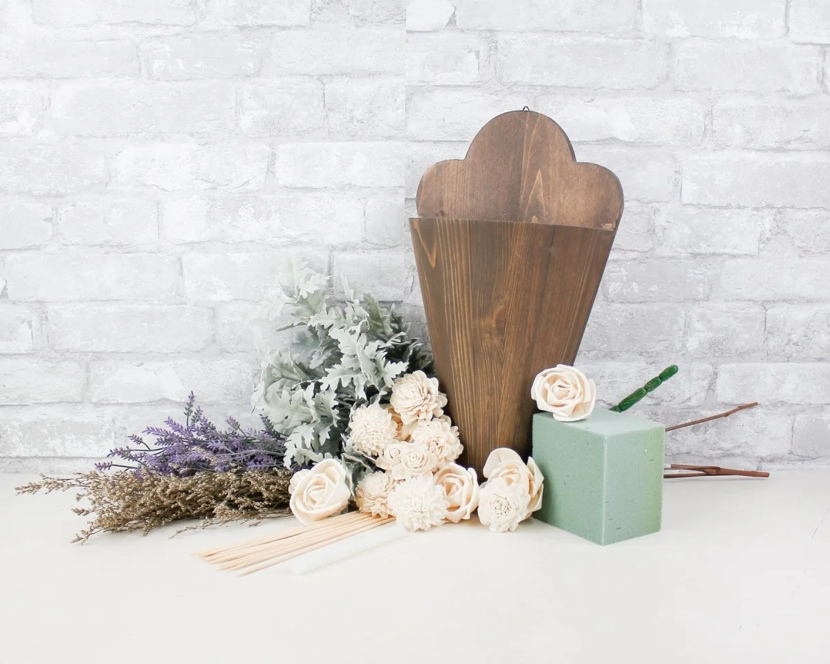 Farmhouse Wall Vase Craft Kit - Image 5