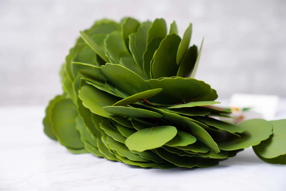 Faux Silver Dollar Eucalyptus - Green - Image 4