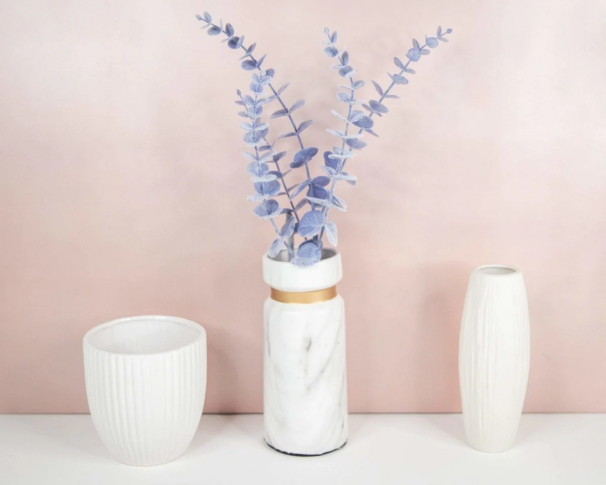 Faux Eucalyptus Spray (Purple) - Image 4
