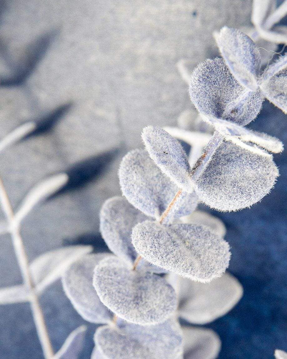 Faux Eucalyptus Spray (Purple) - Image 7