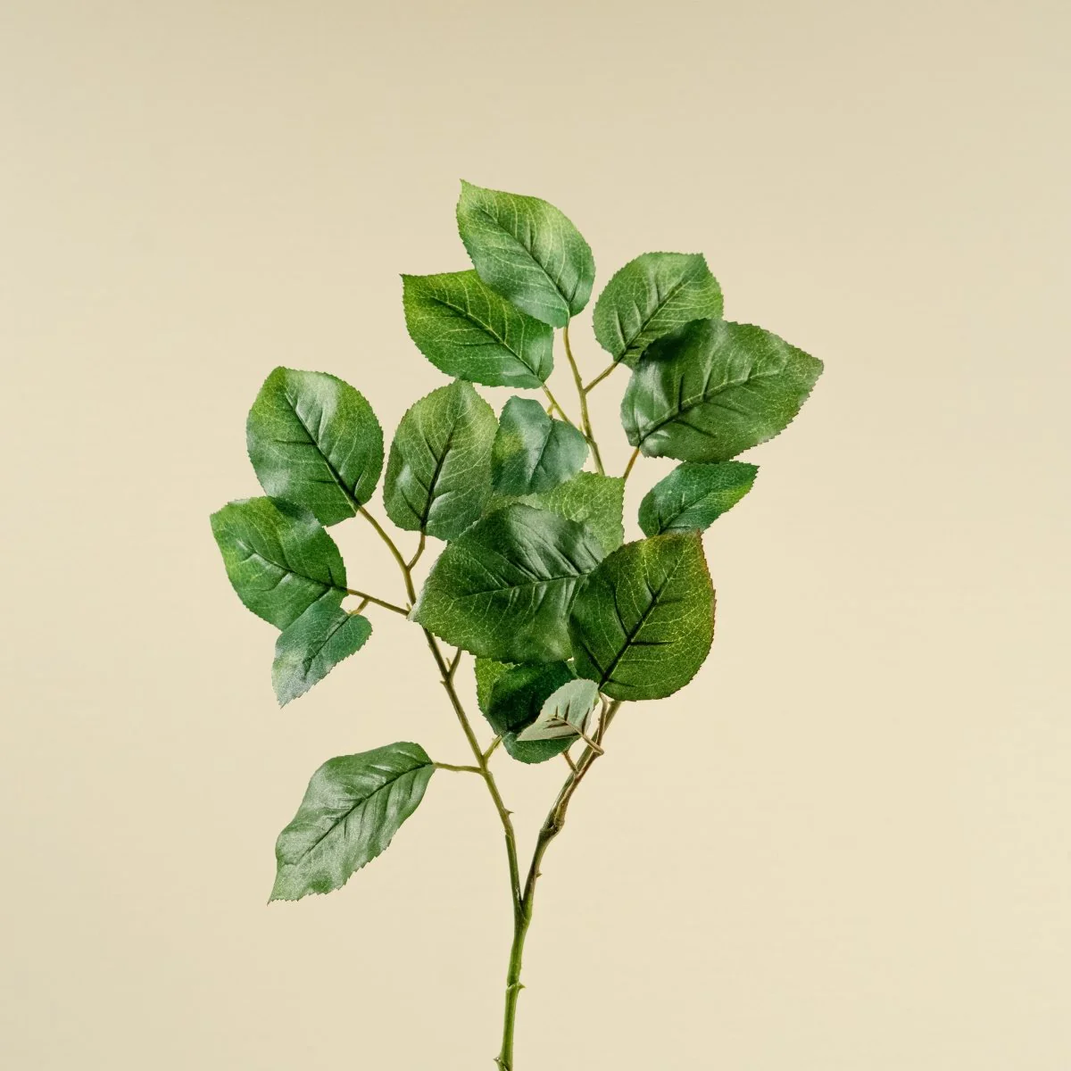 Faux Rose Leaf Spray - Image 3