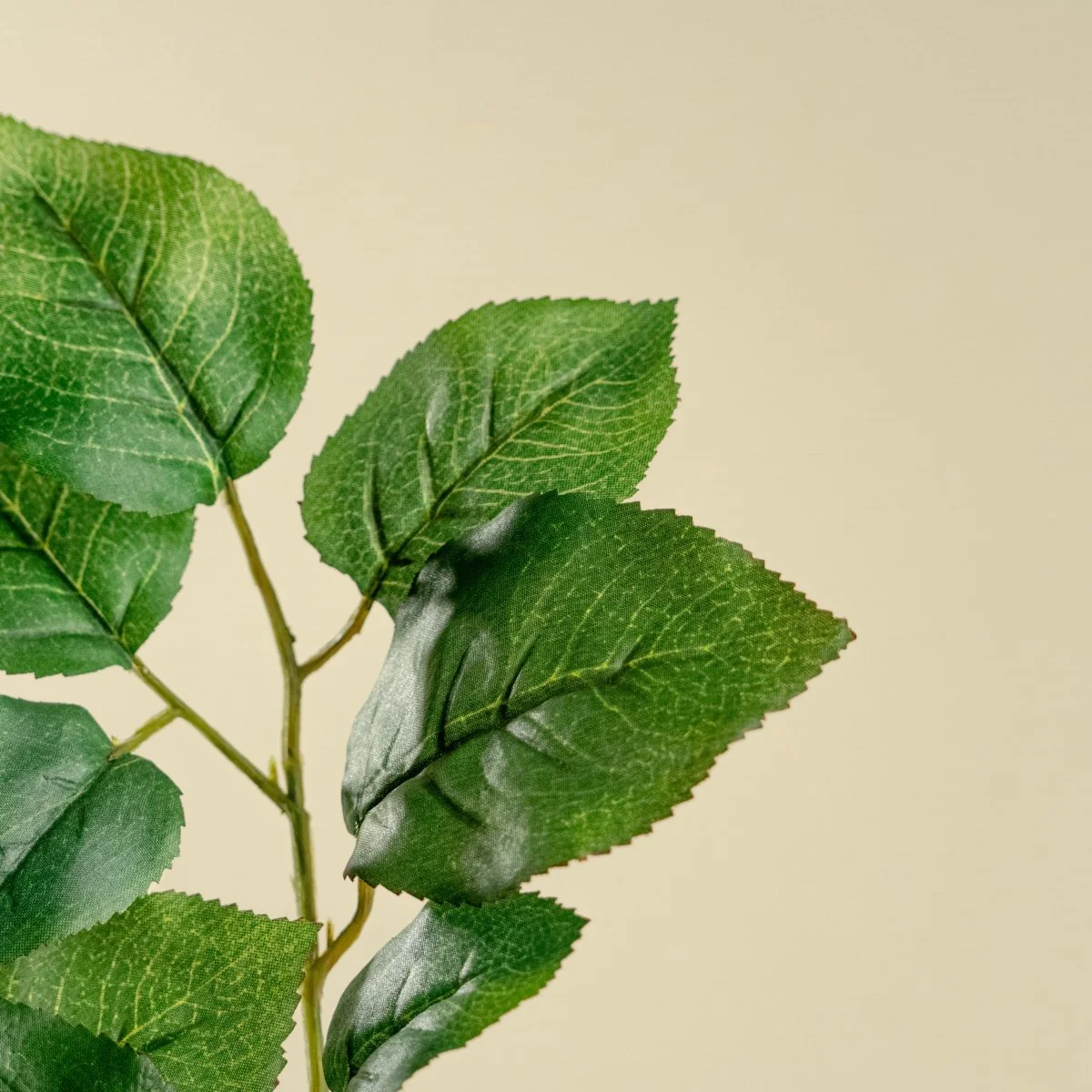 Faux Rose Leaf Spray - Image 4
