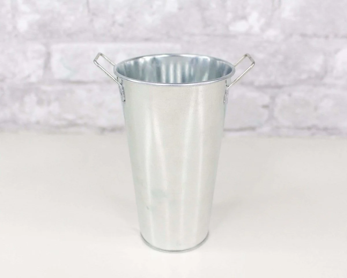 Galvanized French Floral Bucket - Image 5