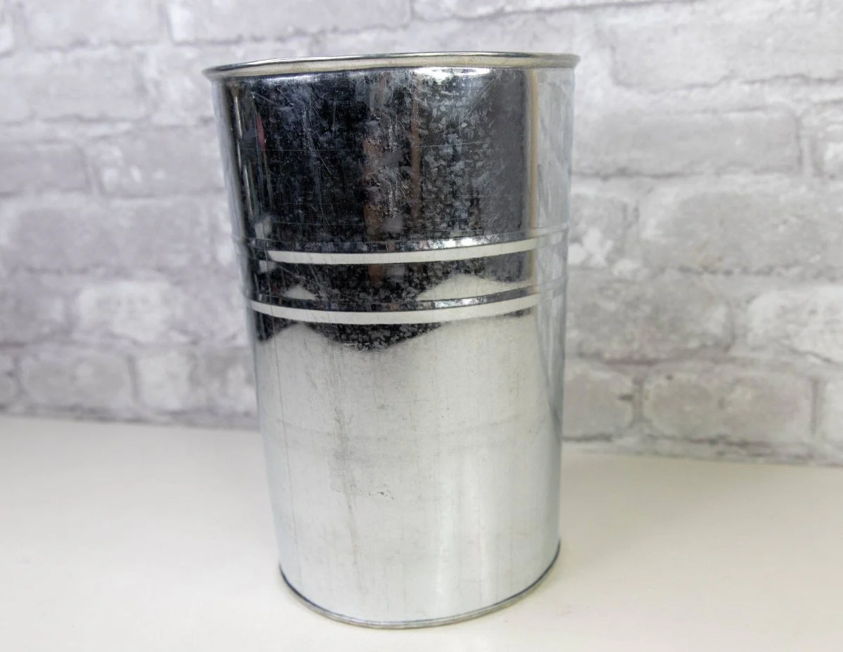 Galvanized Metal Bucket - Silver (Multiple Sizes) - Image 6
