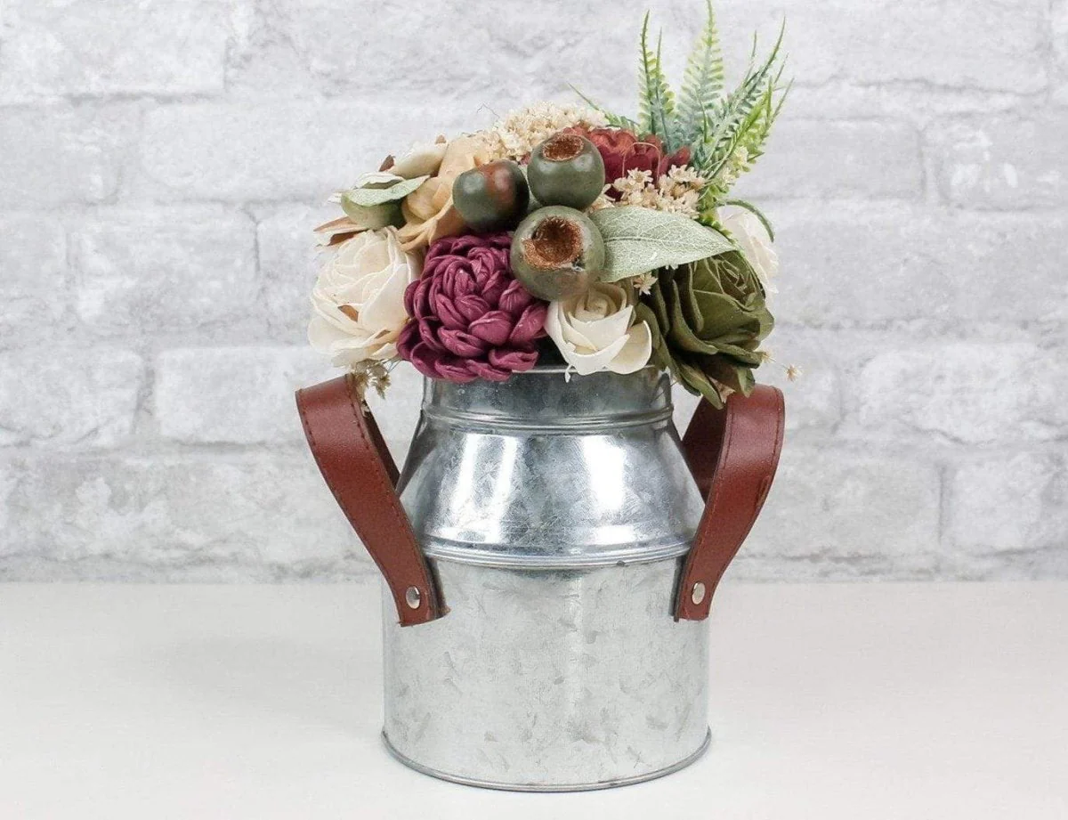 Galvanized Milk Bucket w/ Handles (Multiple Sizes) - Image 3