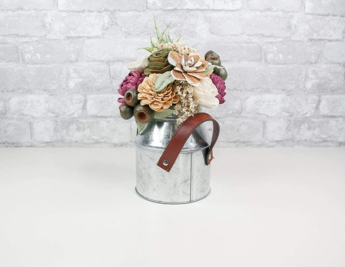 Galvanized Milk Bucket w/ Handles (Multiple Sizes) - Image 4