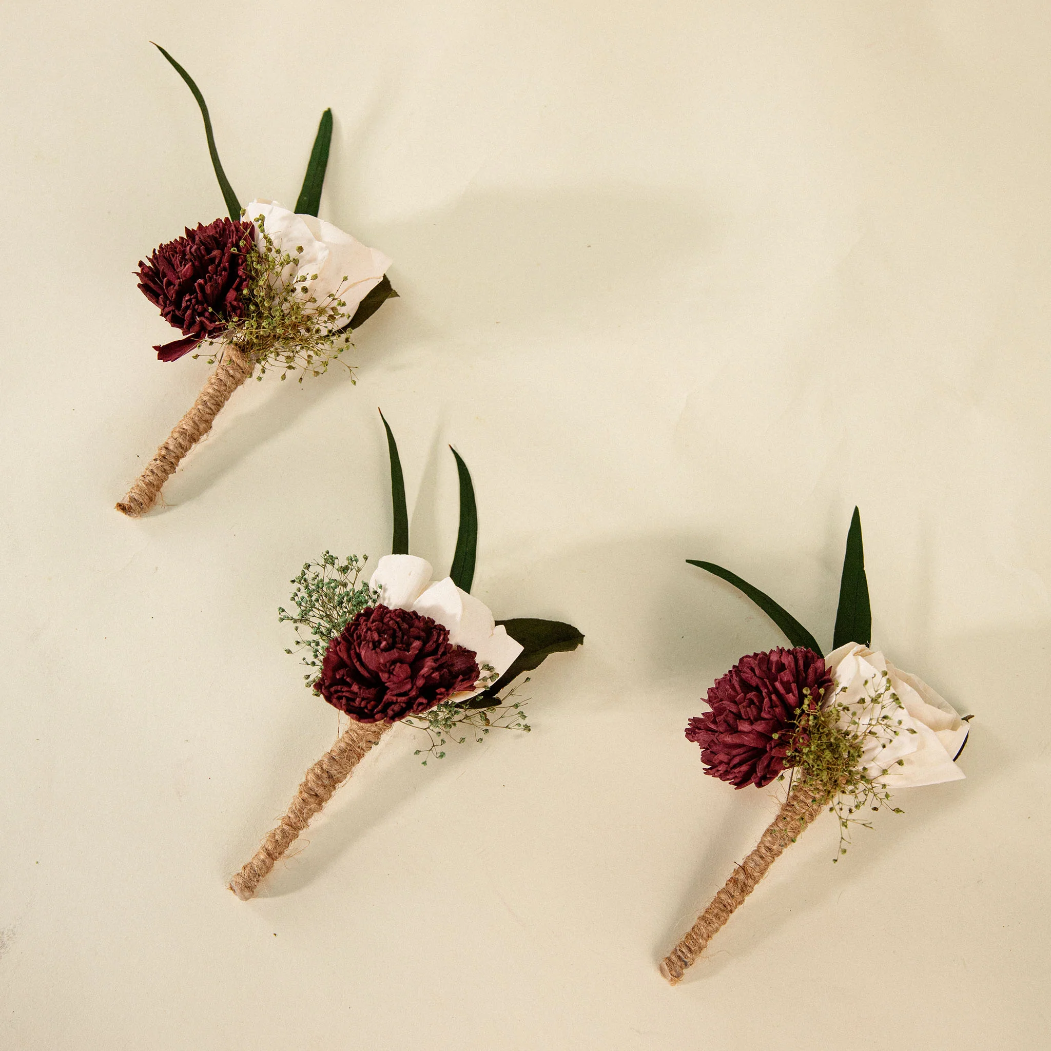 Gardenia Boutonniere (Set of 3) - Image 2