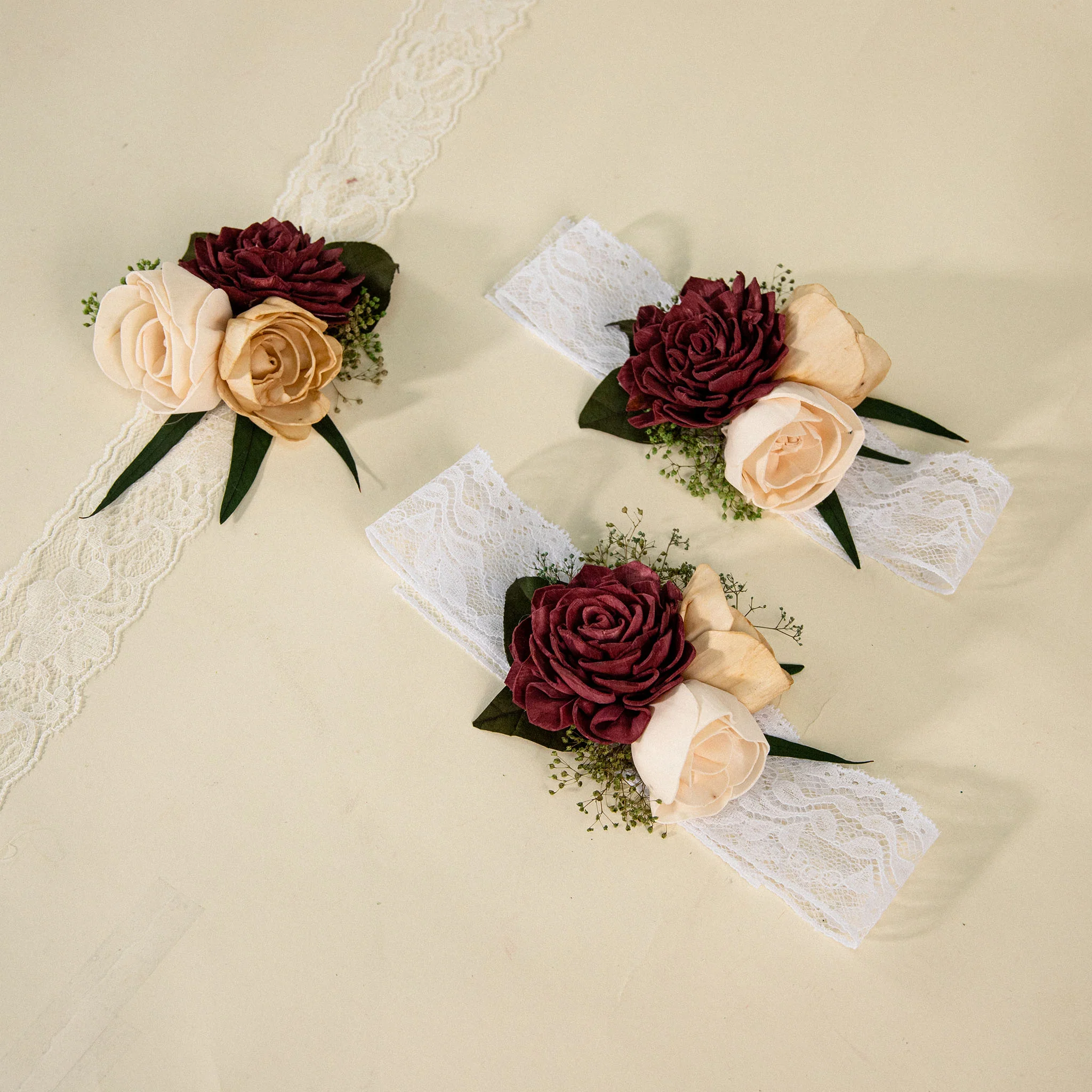 Gardenia Corsage (Set of 3) - Image 3