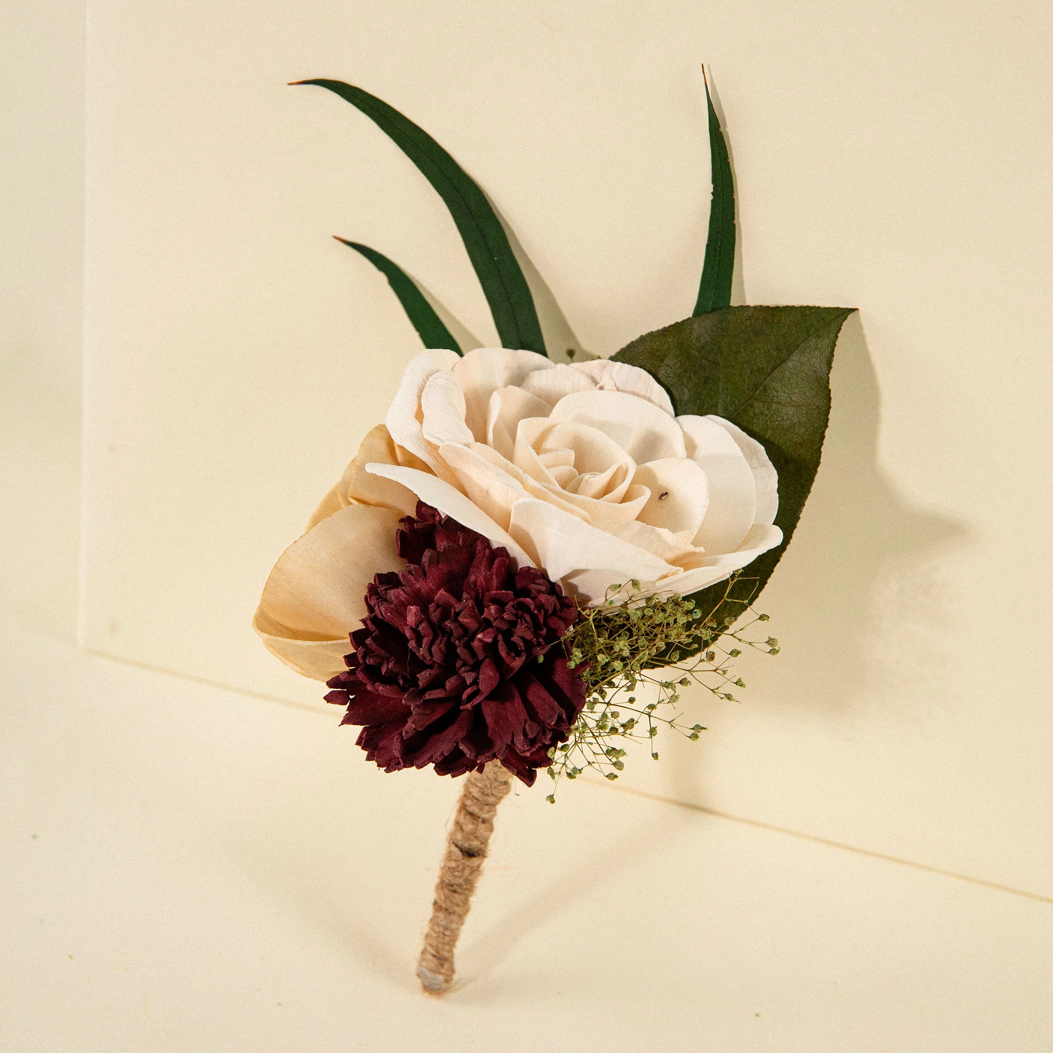 Gardenia Groom's Boutonniere - Image 2