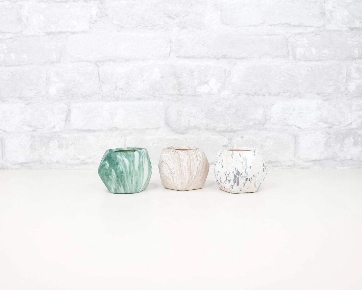 Geometric Ceramic Pots (Multiple Color Options) - Image 7