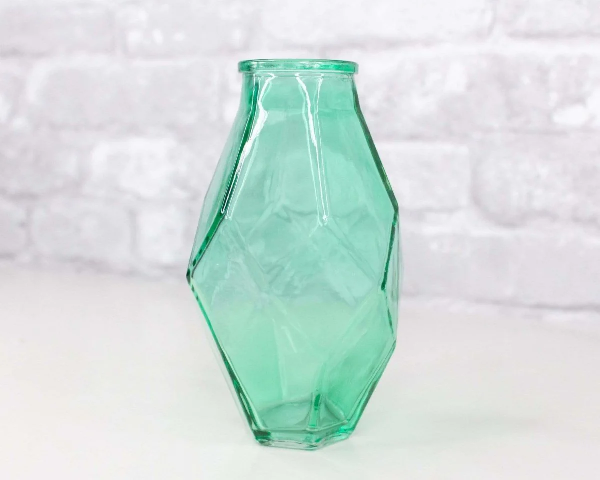 Geometric Glass Vase (Multiple Colors) - Image 2