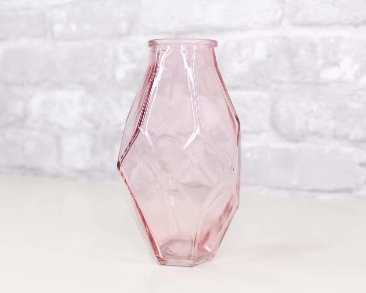 Geometric Glass Vase (Multiple Colors) - Image 3