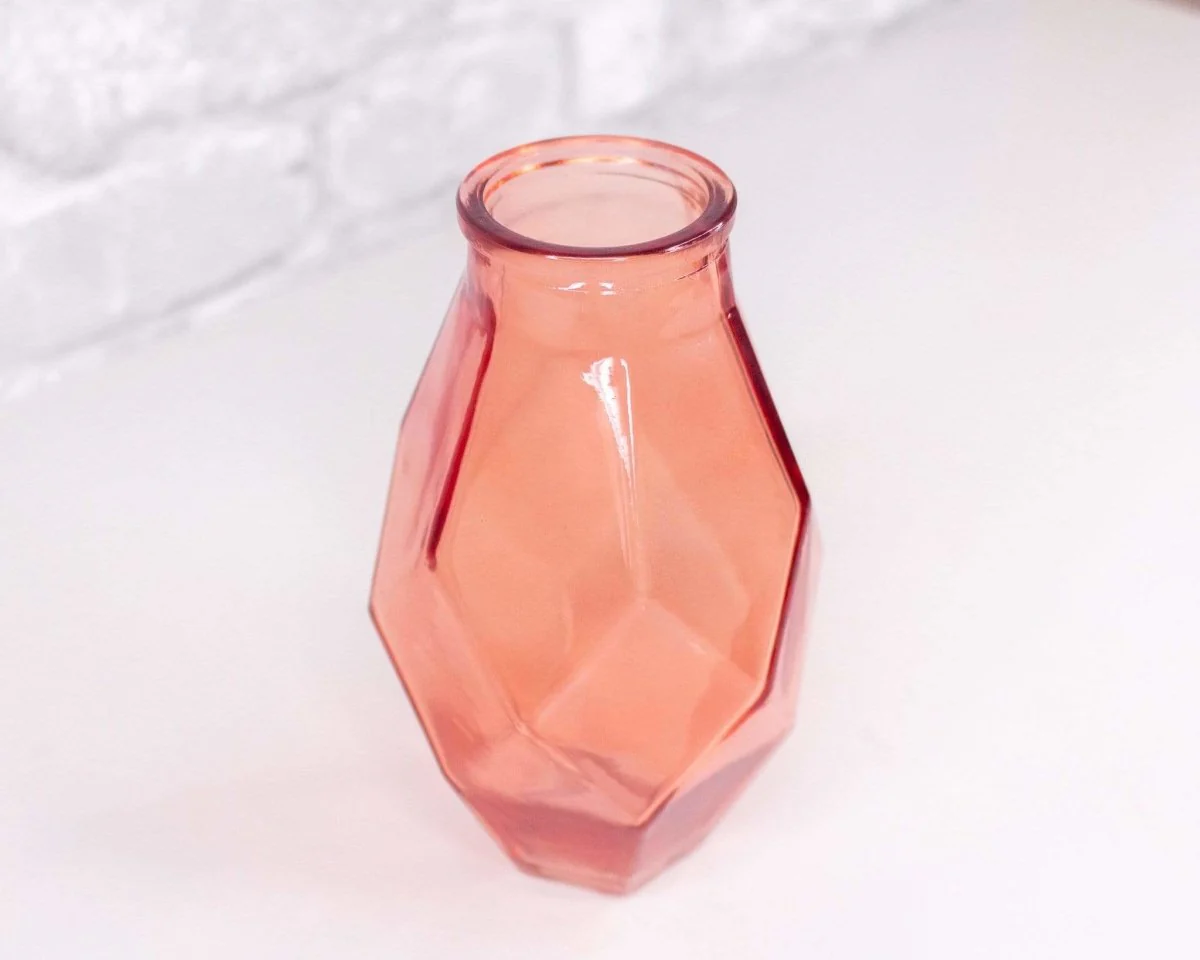 Geometric Glass Vase (Multiple Colors) - Image 7