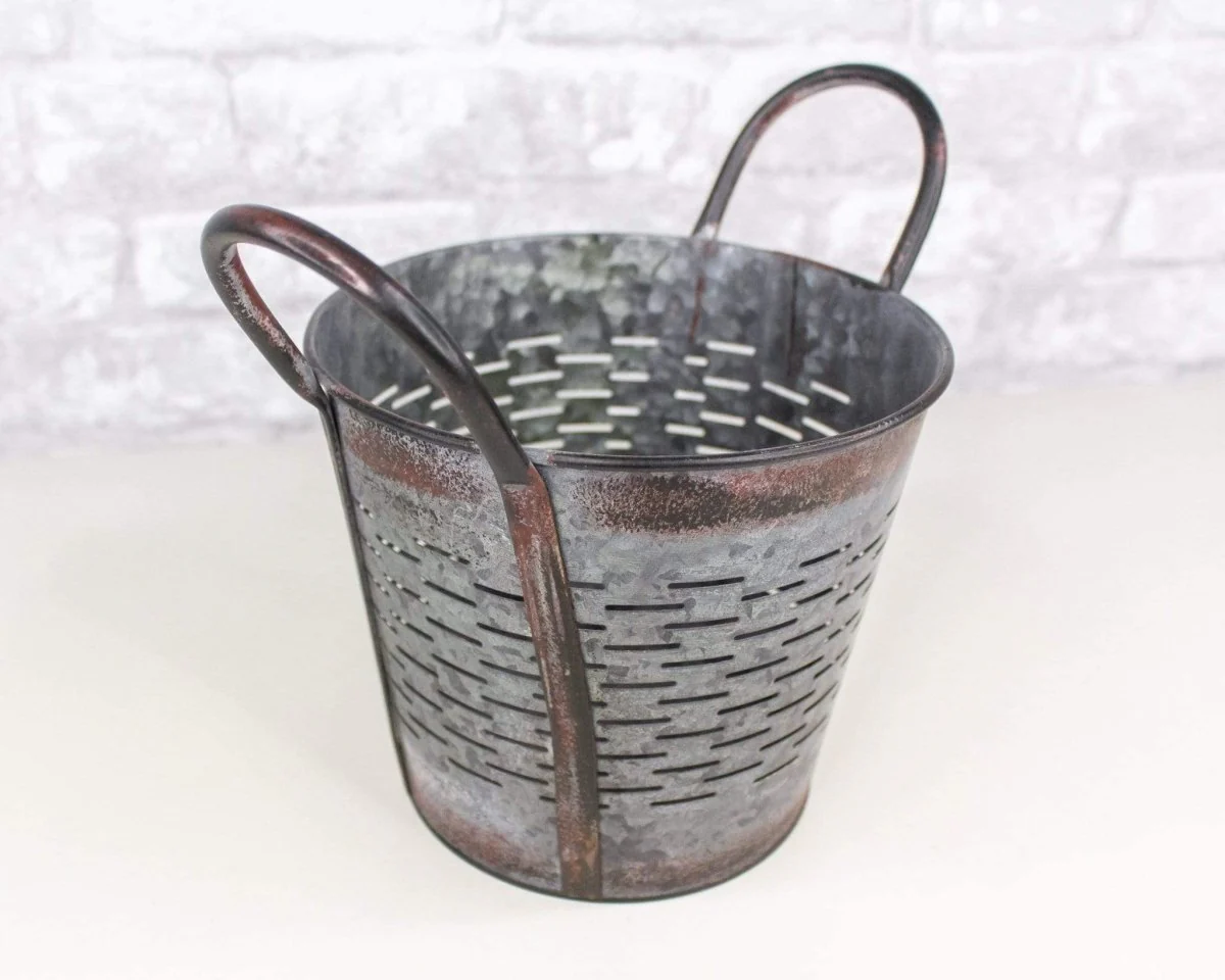 Grated Planter With Handles - Image 3