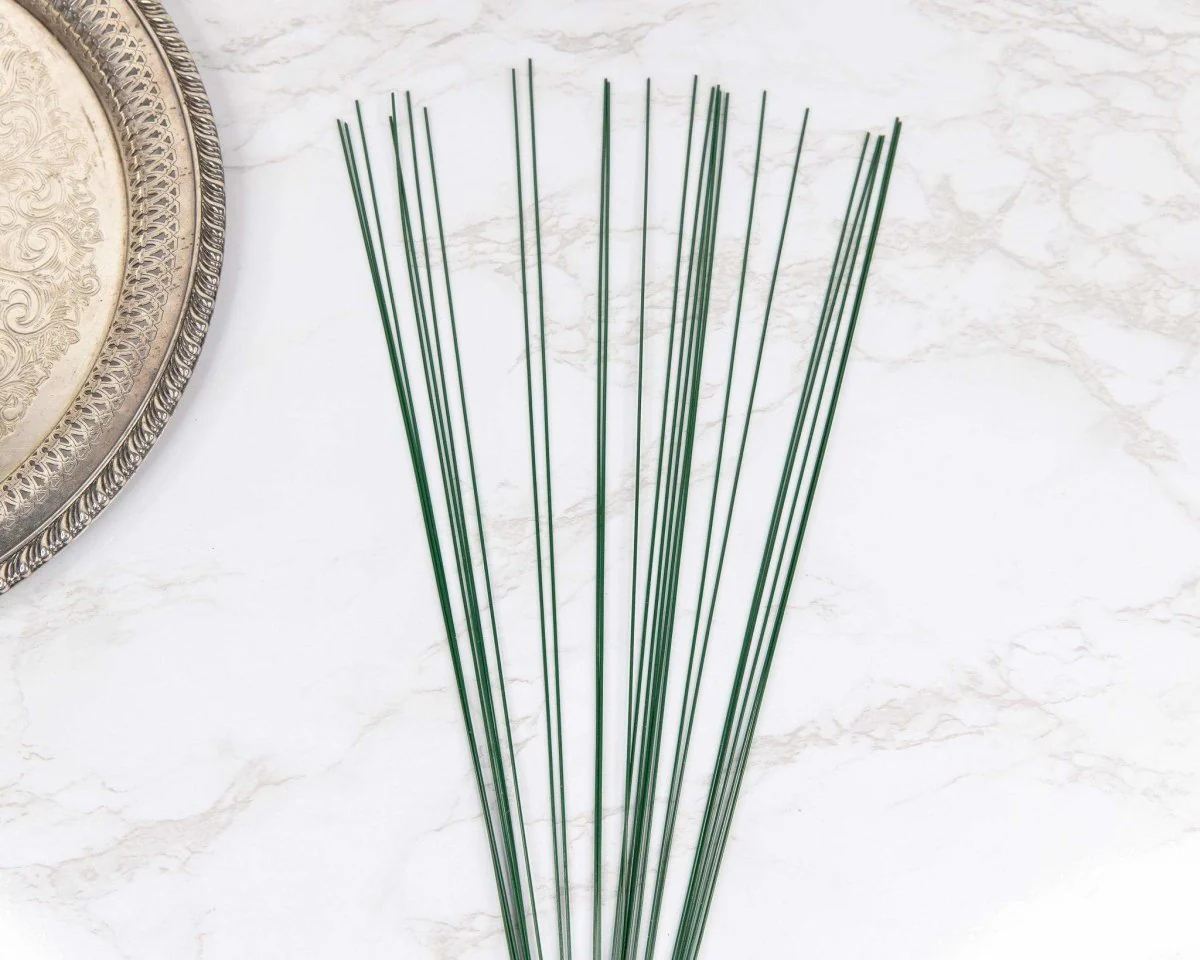 Green Floral Wire - Image 2