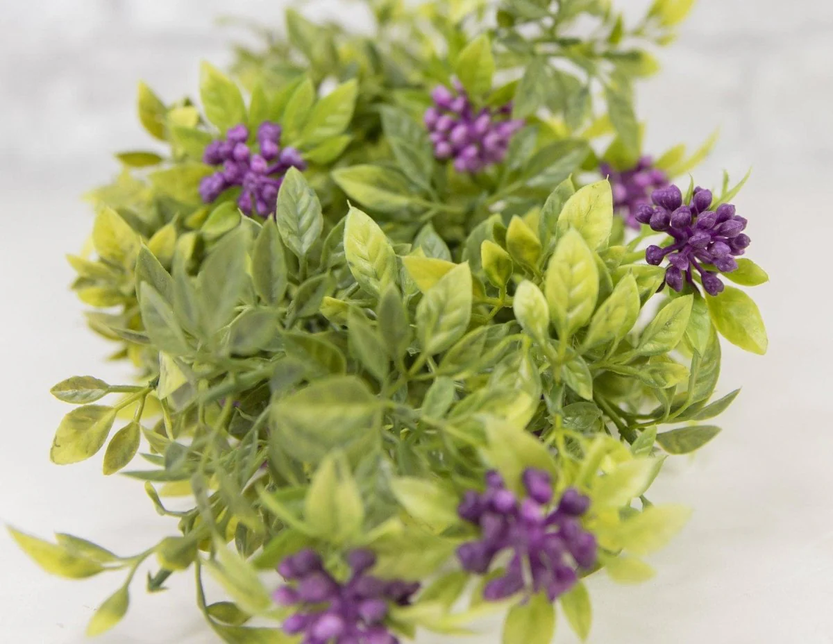 Green Pea Leaf Berry Spray - Purple - Image 2