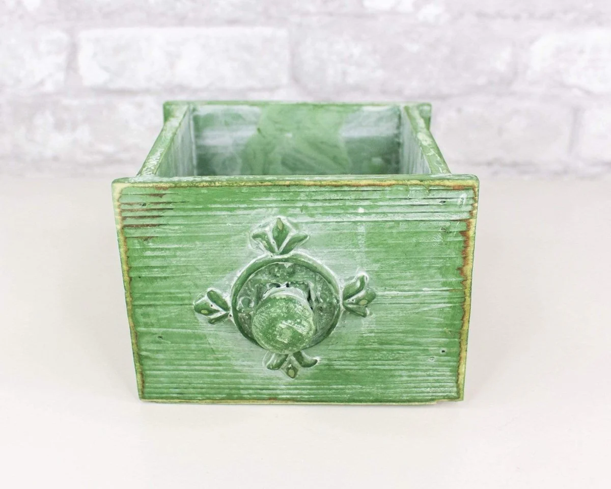 Green Rustic Wooden Drawer (Multiple Sizes) - Image 5