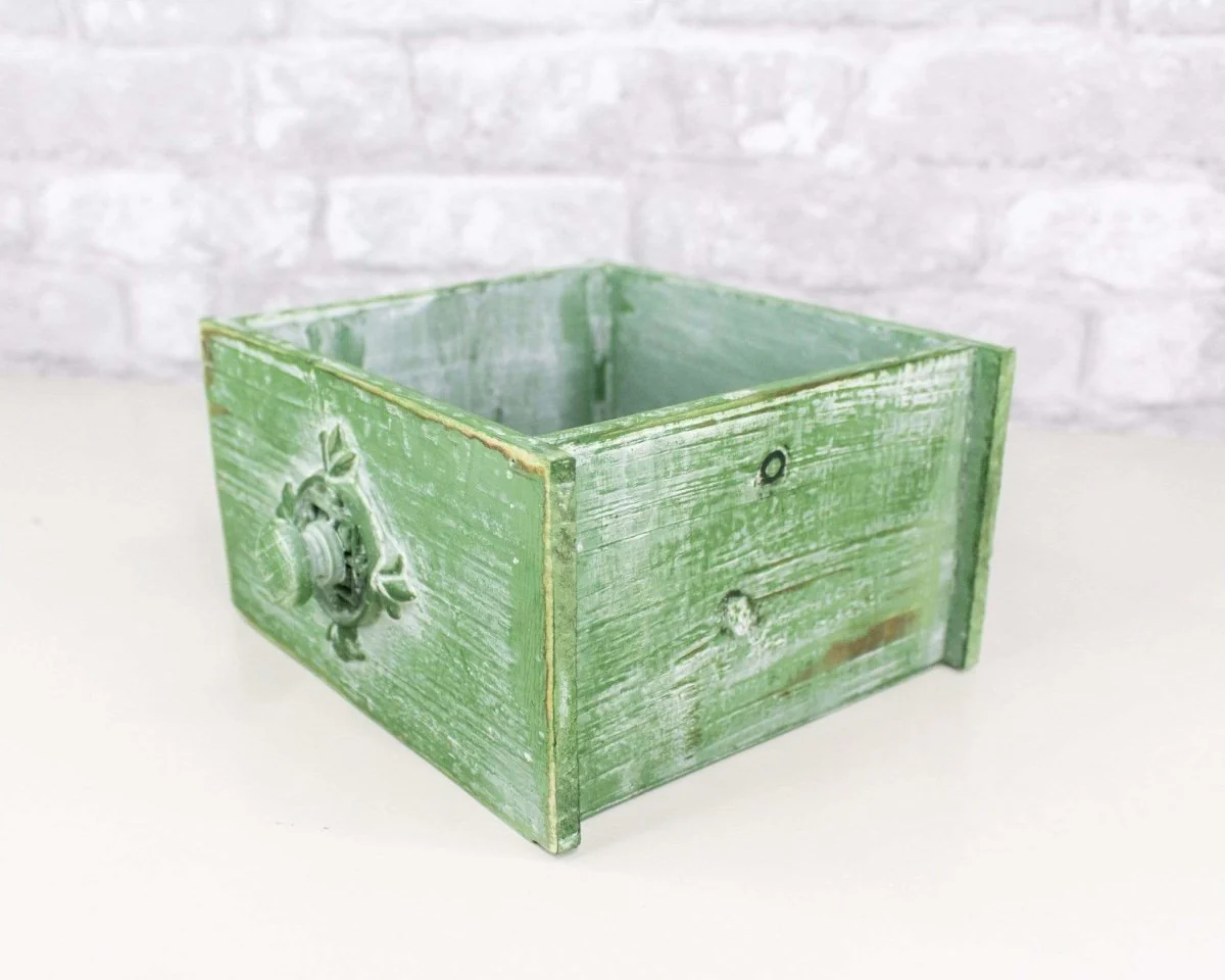 Green Rustic Wooden Drawer (Multiple Sizes) - Image 6
