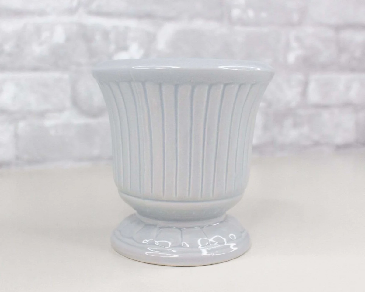 Grey Planter w/Base - Image 2