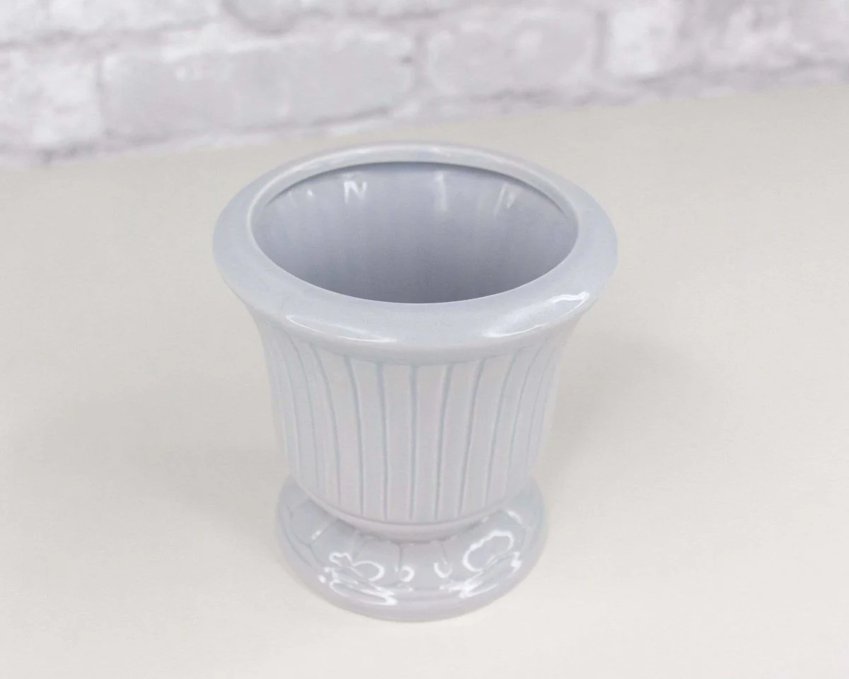 Grey Planter w/Base - Image 3