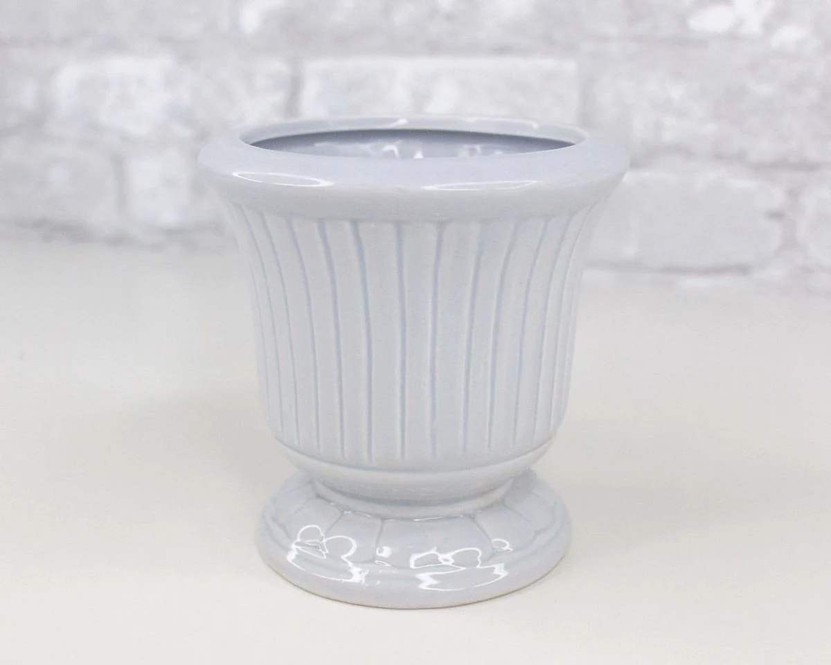 Grey Planter w/Base - Image 4