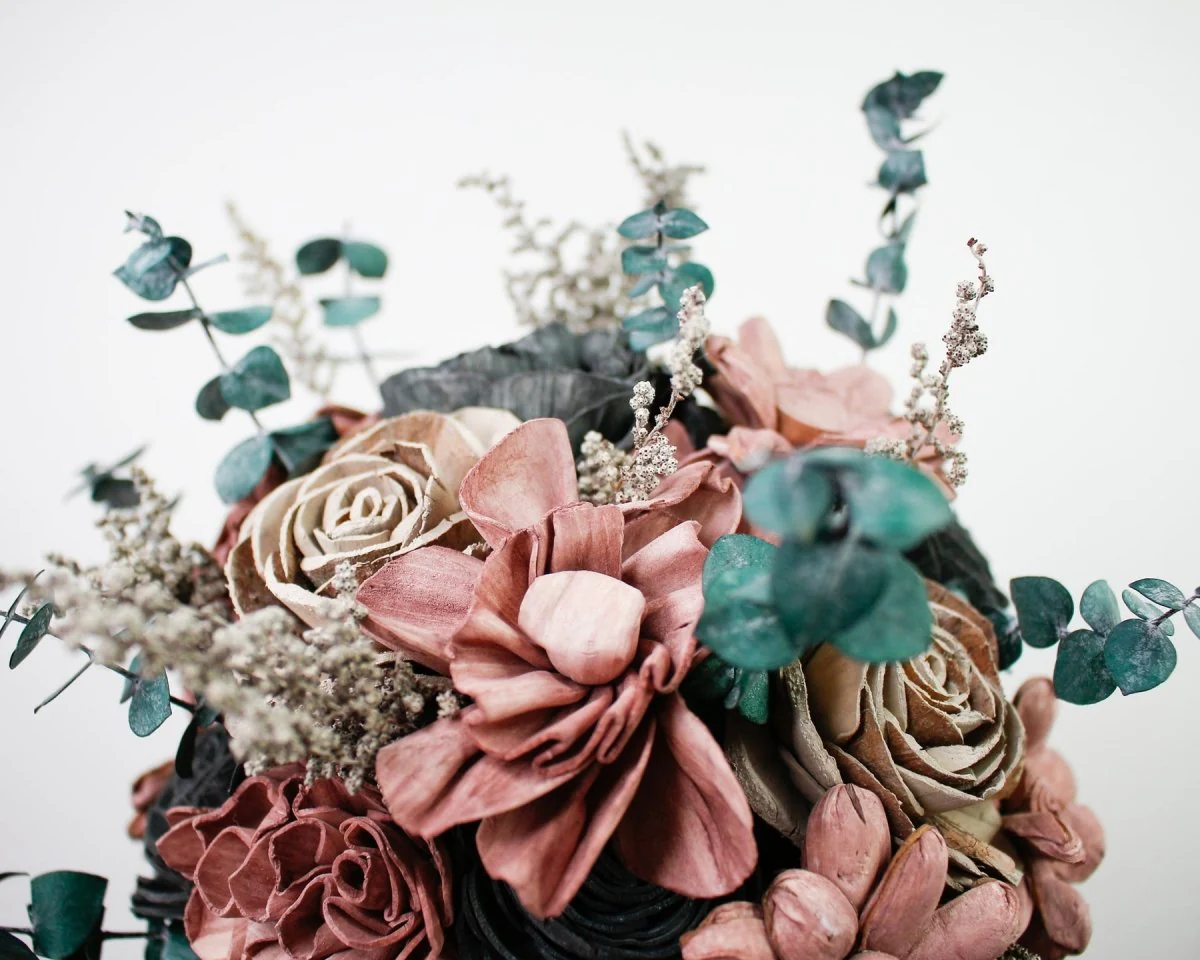 Gun Metal Sally Finished Bouquet - Image 10