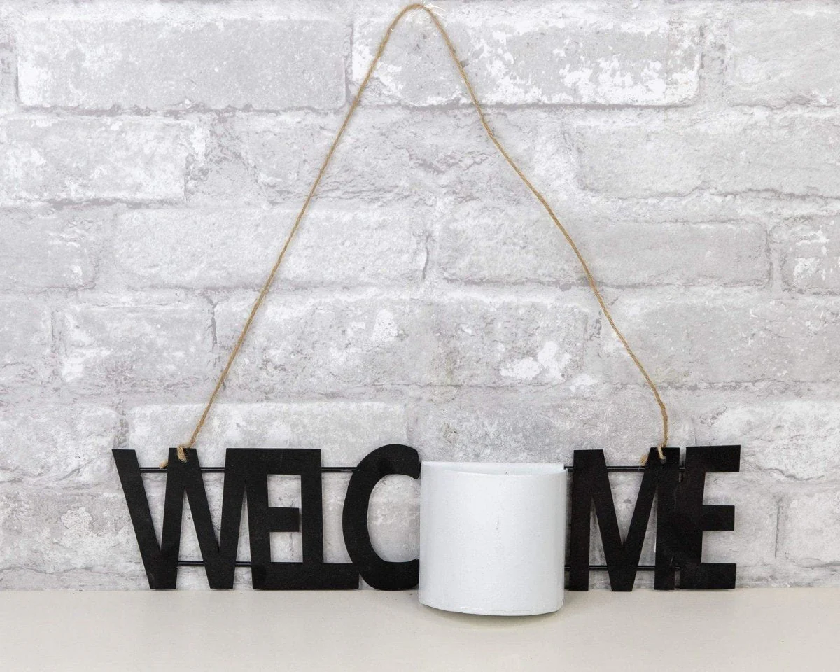 Hanging Metal Sign - Welcome - Image 2