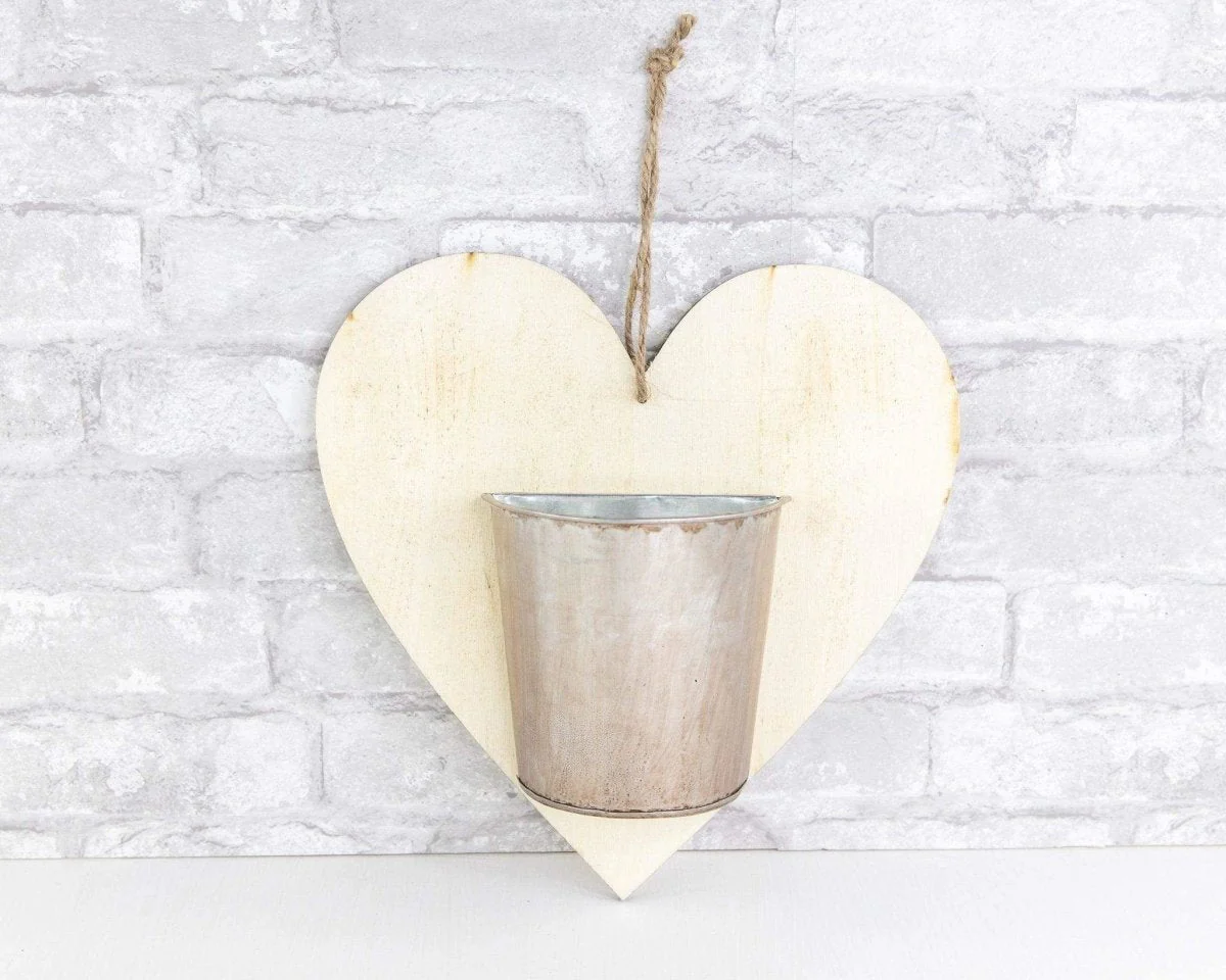 Heart Shaped Wall Planter - Image 5
