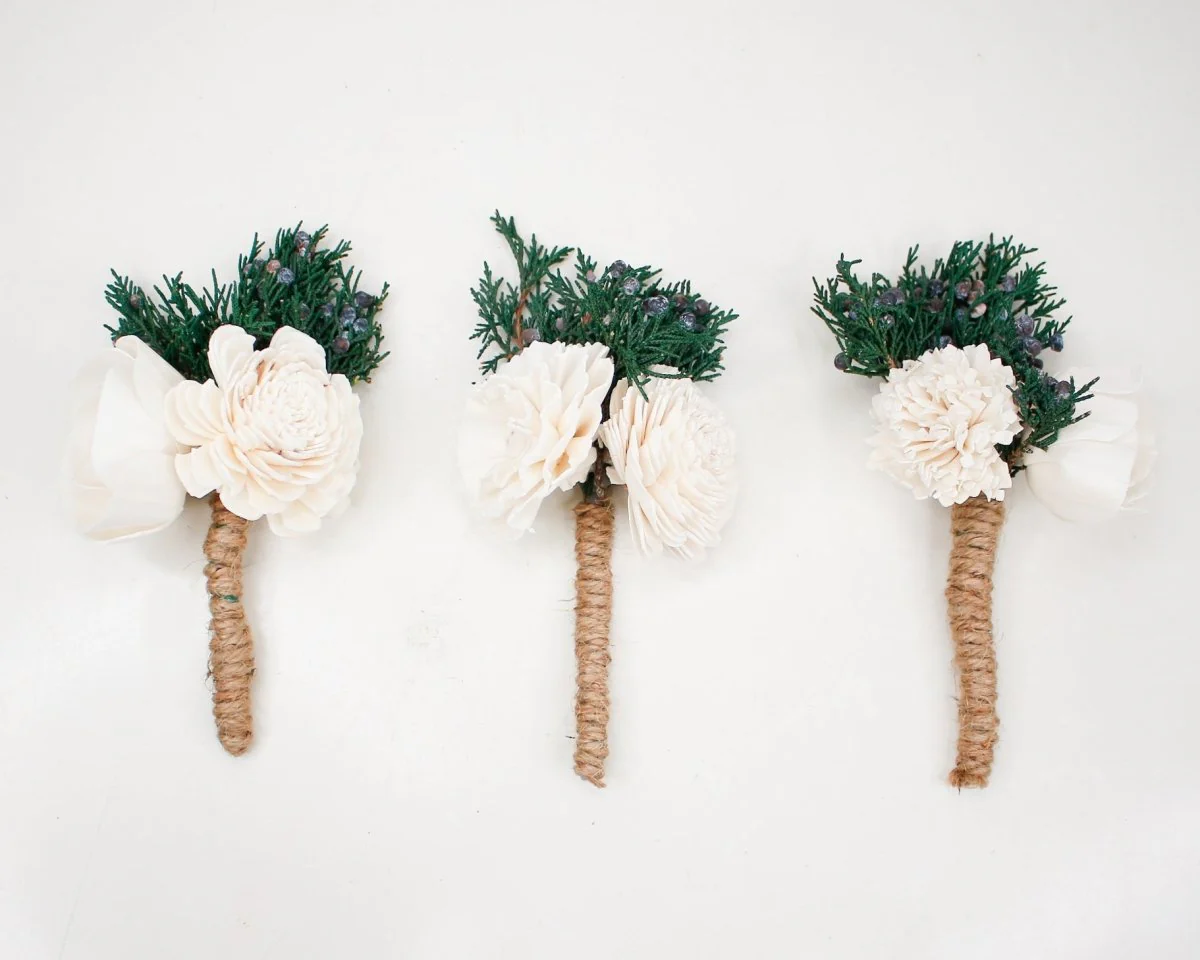 Juniper Boutonniere (Set Of 3)* - Image 3