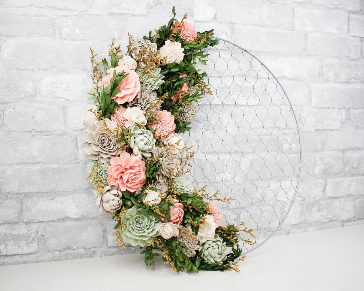 Just Peachy Wreath Craft Kit - Image 2
