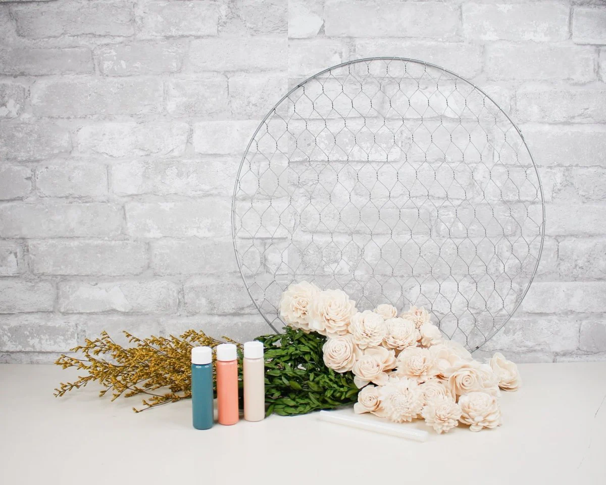 Just Peachy Wreath Craft Kit - Image 4